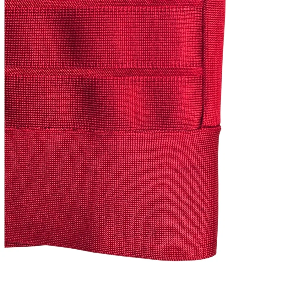 NWOT French Connection Bandage Red Mini Dress - size 2 - Picture 7 of 12